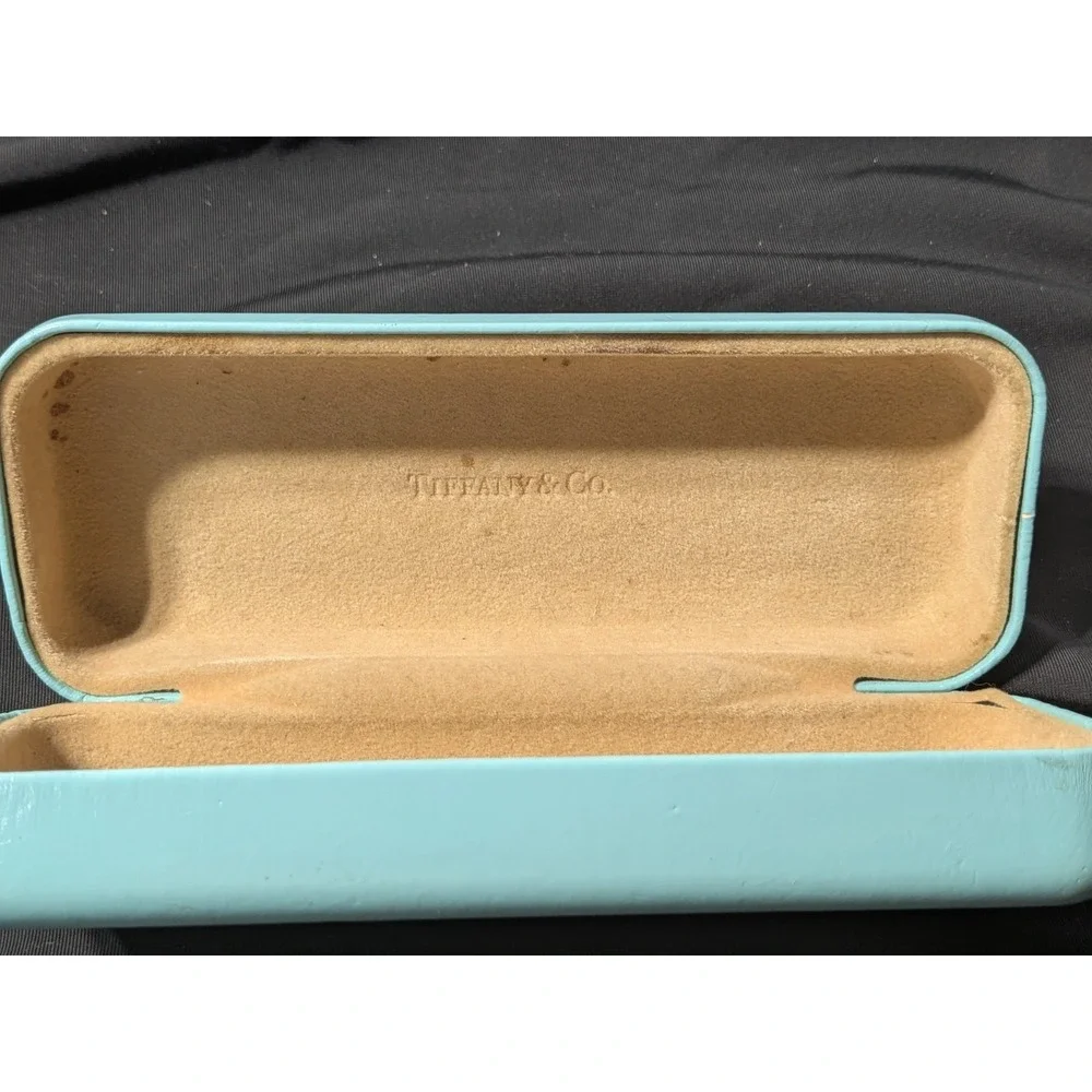 Tiffany & Co Hard Eyeglasses Empty Case Robins Egg Blue Vintage Hard Case